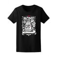thumbnail image 1 of Home Is Where The Cat Is Graphic Tee Women's -Image by Shutterstock, 1 of 2