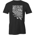 thumbnail image 1 of Home Is Where The Heart Is - Nevada T-Shirt | White Tee Gift, 1 of 5