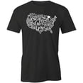 thumbnail image 1 of Home Is Where The Heart Is - United States T-Shirt | White Tee Gift, 1 of 5