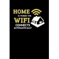 thumbnail image 1 of Home Is Where The Wifi Connects Automatically: 120 Pages I 6x9 I Graph Paper 4x4 I Funny Computer Programmer Gaming Gifts for Geeks Paperback 1081964375 9781081964375 Funny Notebooks, 1 of 1