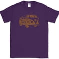 thumbnail image 1 of Home Is Where You Park It T-Shirt Funny RV Van Adventure Camping Tee - Purple, M, 1 of 1