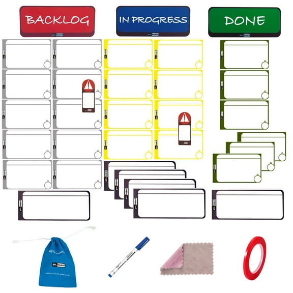 Home Kanban Board Set, Scrum Board Set