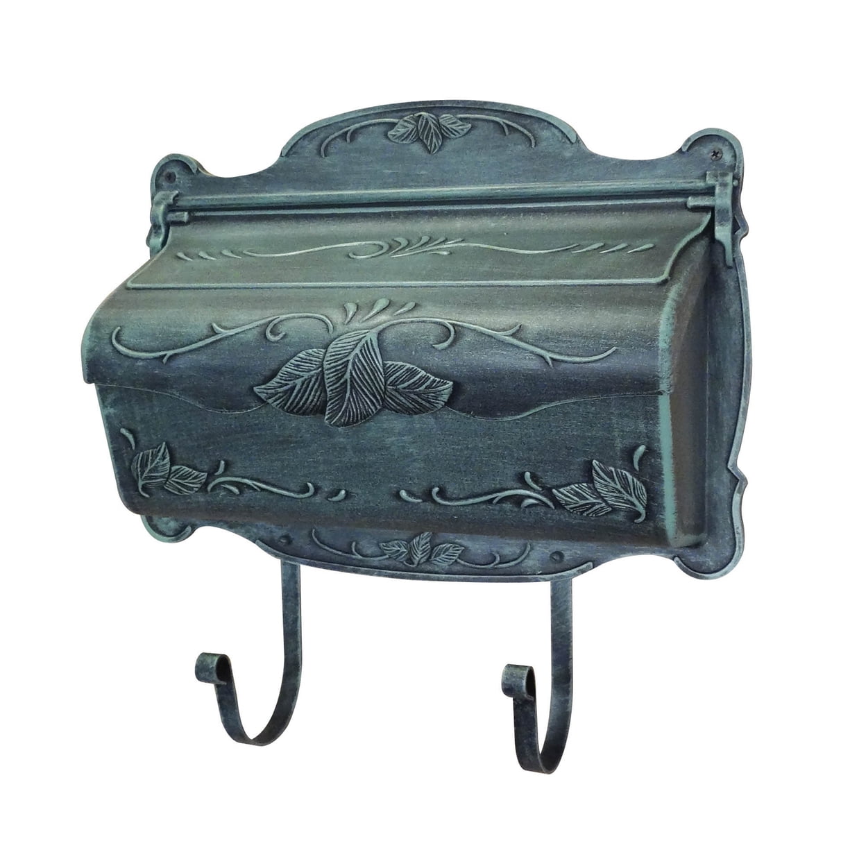 Home Key, Letter Holder SHF-1001-VG Floral Horizontal Mailbox - Verde ...