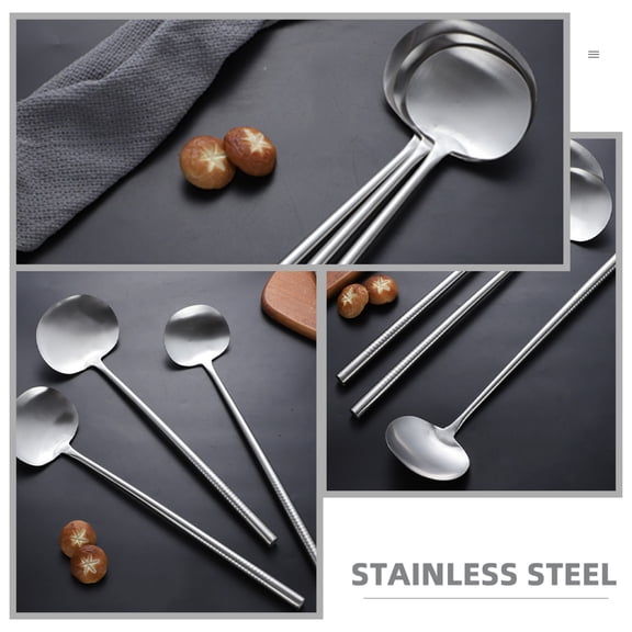 Home Kitchen Cooking Spatula Stainless Steel Wok Turner with Practical Hanging Hole Design