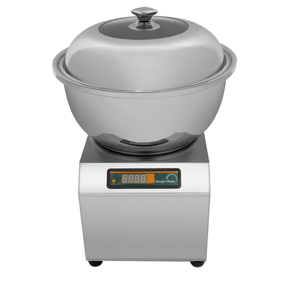 Home Kitchen Dough Mixer 1100w Dual Rotating Dough Kneading Machine Commercial Pizza Bakery Maker Food Mixer Electric Dough Mixer Lid& Timer For Restaurant, Pizzeria & Bakery