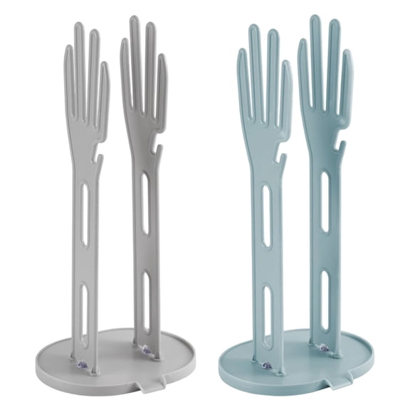 Home Kitchen Glove Holder,Glove Drying Rack,Plastic Mitten Drying Dryer Rack,Gloves Hanger Sink Stand Towel,Reusable Towel Storage Holders,for Dish Gloves Small Towel Storage Holders(C)