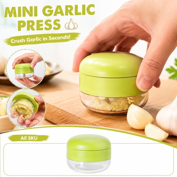Home and Kitchen Mini Storage, Kitchen Organization and Storage, Small Plastic Storage Container, Storage for Garlic and Spice, Tiny Clear Jar, 2.75 X 2.25 Inch Durable Reusable