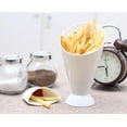 Home Kitchen Potato Tool Tableware 2 in 1 French Fry Cone with Dipping