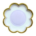 thumbnail image 1 of Home and Kitchen Products Kezqiaxn Petaly Shaped Cake Plates Picnic Plates Outdoor Disposable Paper Plates Thickened Tableware Paper Plates Fruit Plates Purple, 1 of 6