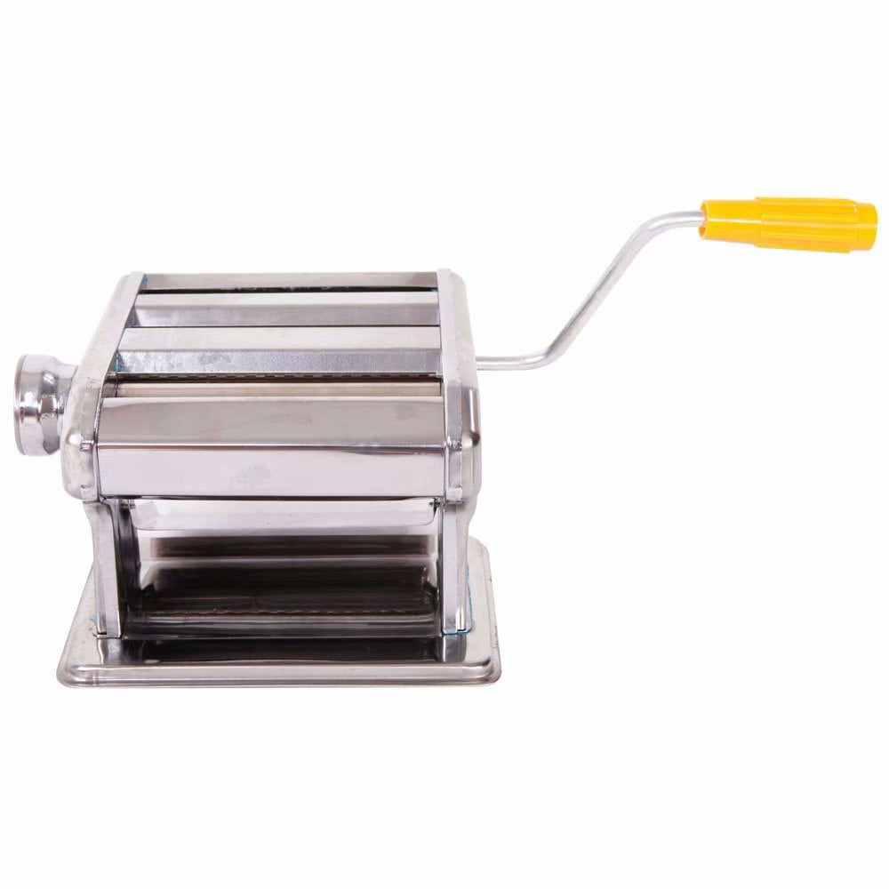 Biltek Pasta Maker Machine - Stainless Steel Hand Crank Cutter & Roller for  Fresh Pasta