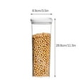 thumbnail image 1 of Home & Kitchen Storage Clearance! WJSXC Sealed Storage Tank For Cereals Large Storage Box Kitchen Food Storage Dry Fruit Tea Sealed Tank D, 1 of 2