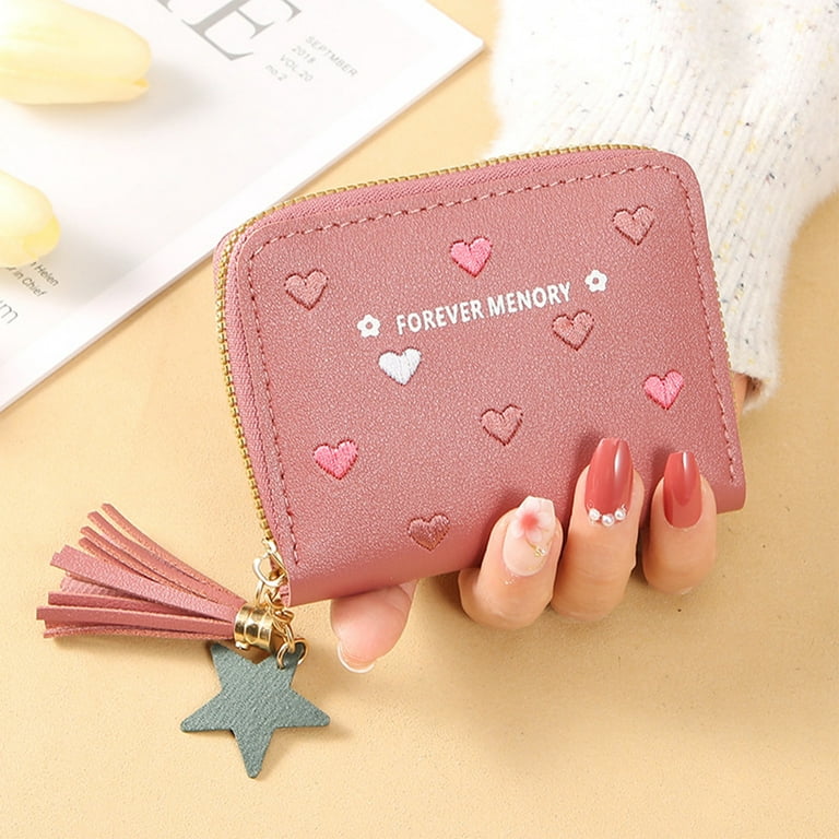 Womens Wallet With Slots Small Wallets For Women Bifold Slim Coin