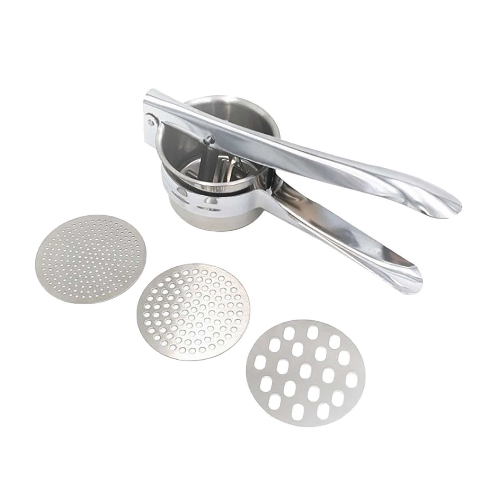 Home Kitchen Threeinone Stainless Steel Potato Press Manual Juicer