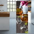 Home Kitchen Wine Glass Refrigerator Sticker Removable Waterproof