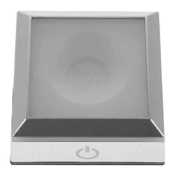 Home Lamp Pyramid-shaped Light Adorn Mini Neon Child Silver