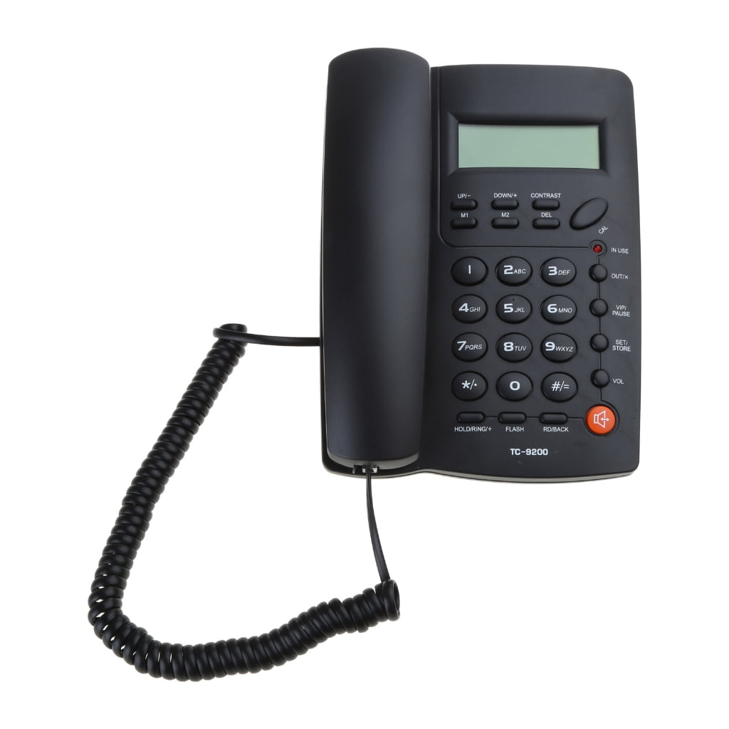 Home Landline Fixed Telephone Desk Phone with Caller Identification
