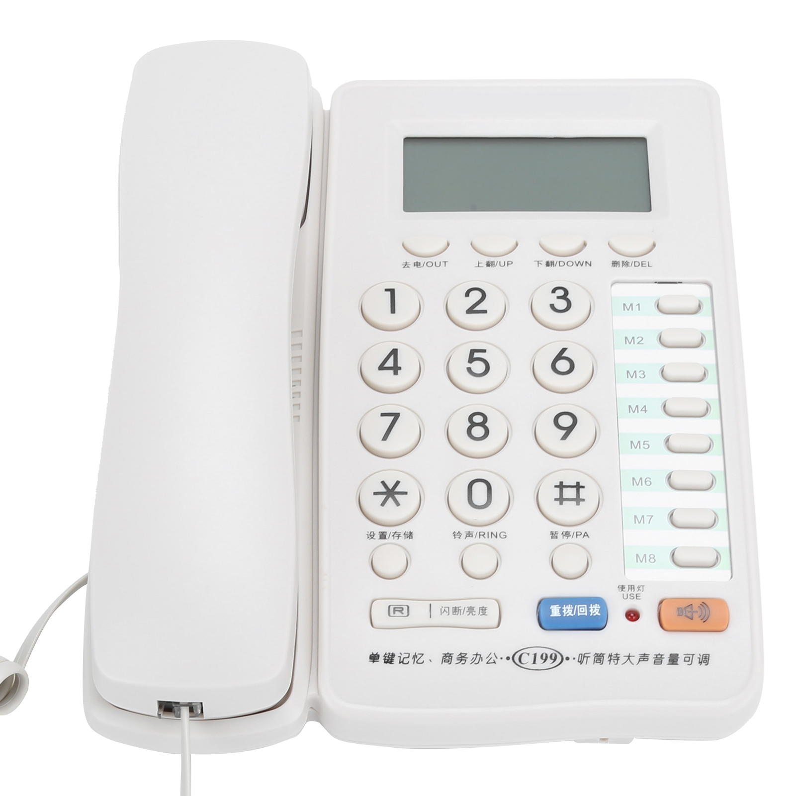 Home Landline Phone Wired Telephone Desk Corded Phone For Hotel