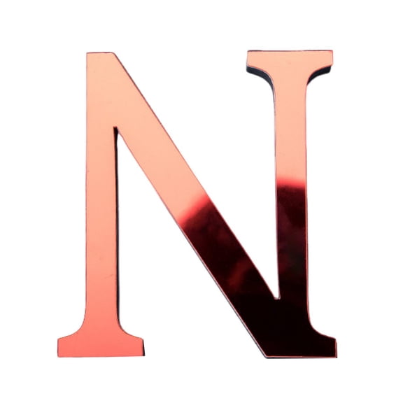 Home Letter Signs - Letter Sticker for Living Room Decor, Removable DIY Mirror Wall Stickers, Acrylic Wall Art