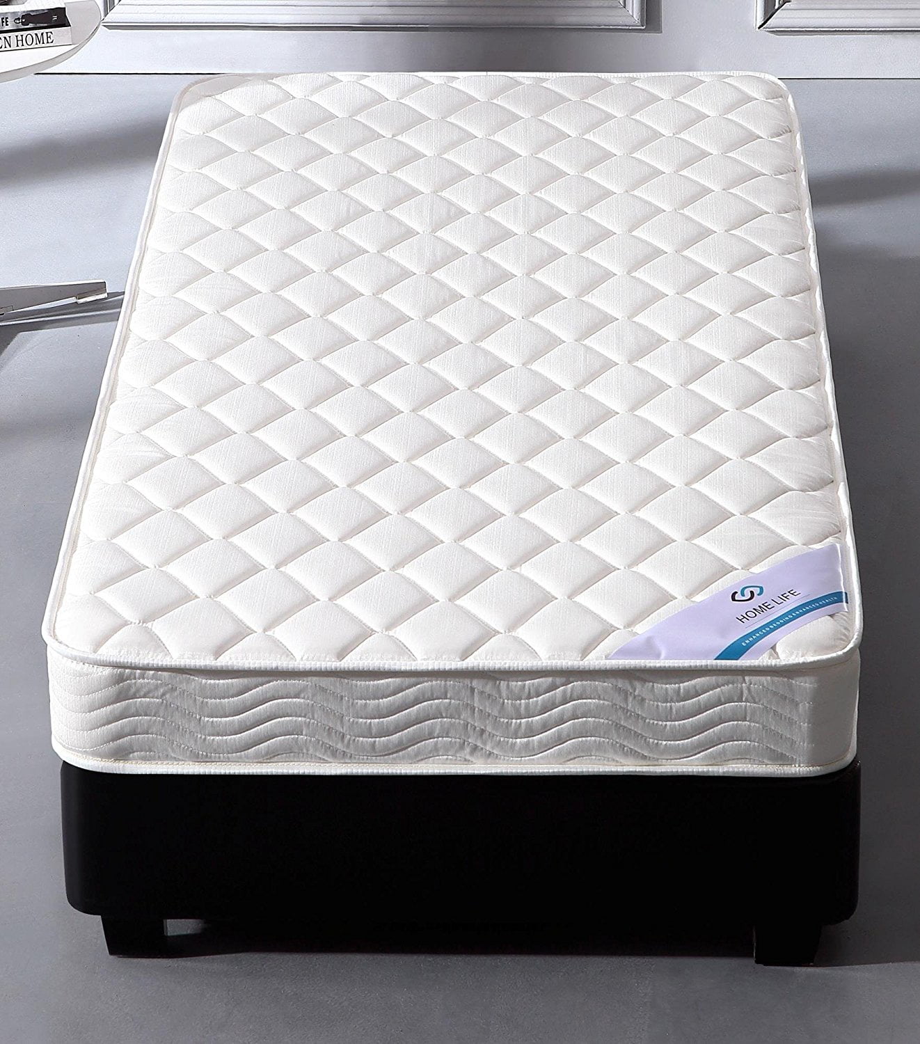 Home Life 6" Full Mattress: Medium-Firm Hybrid with Bonnell Springs and US Certified Foam