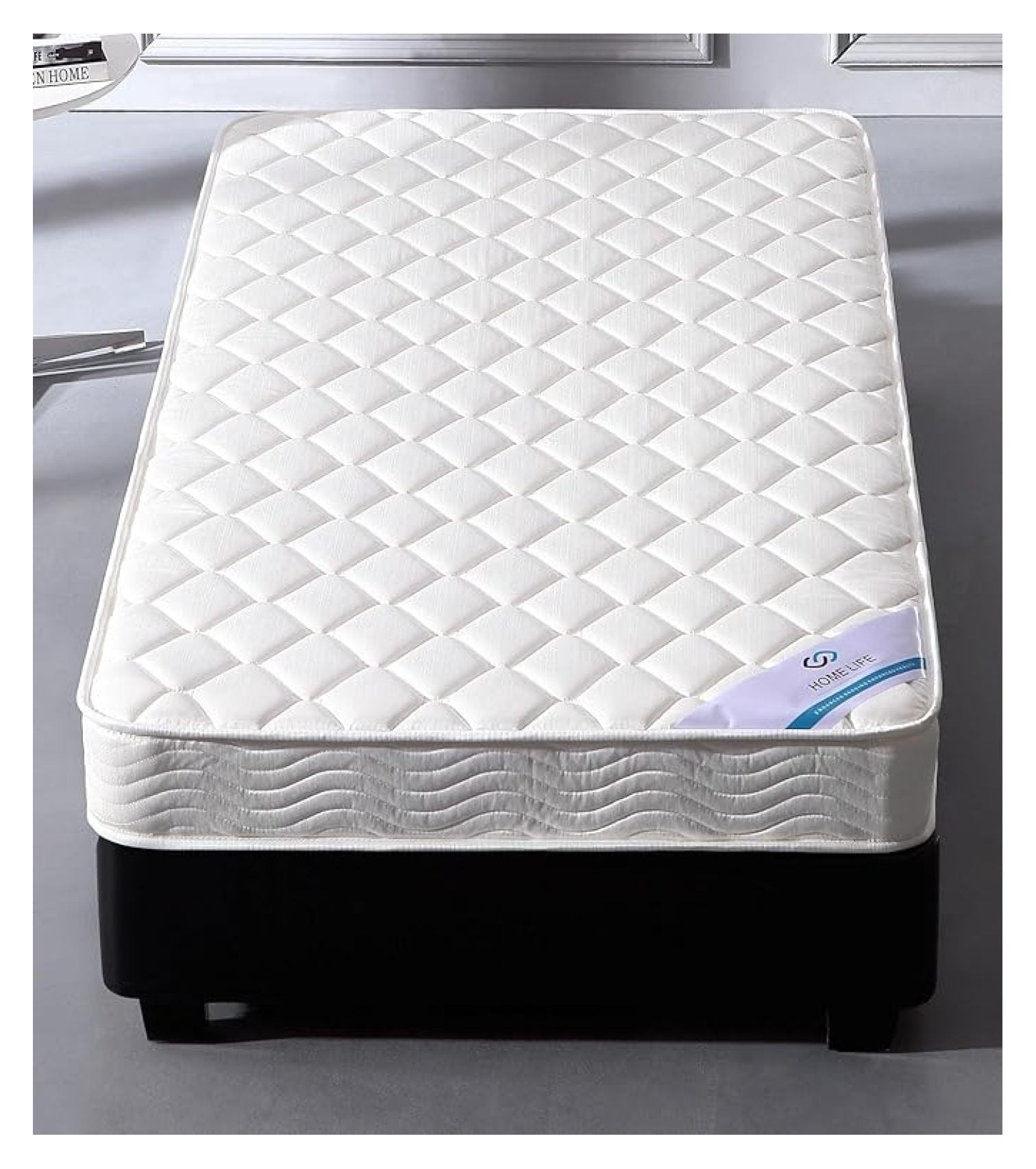Home Life 6 inch Twin Bed Mattress - Euro Top Sleep - Eco-Friendly, Breathable Innerspring Twin Size Mattress