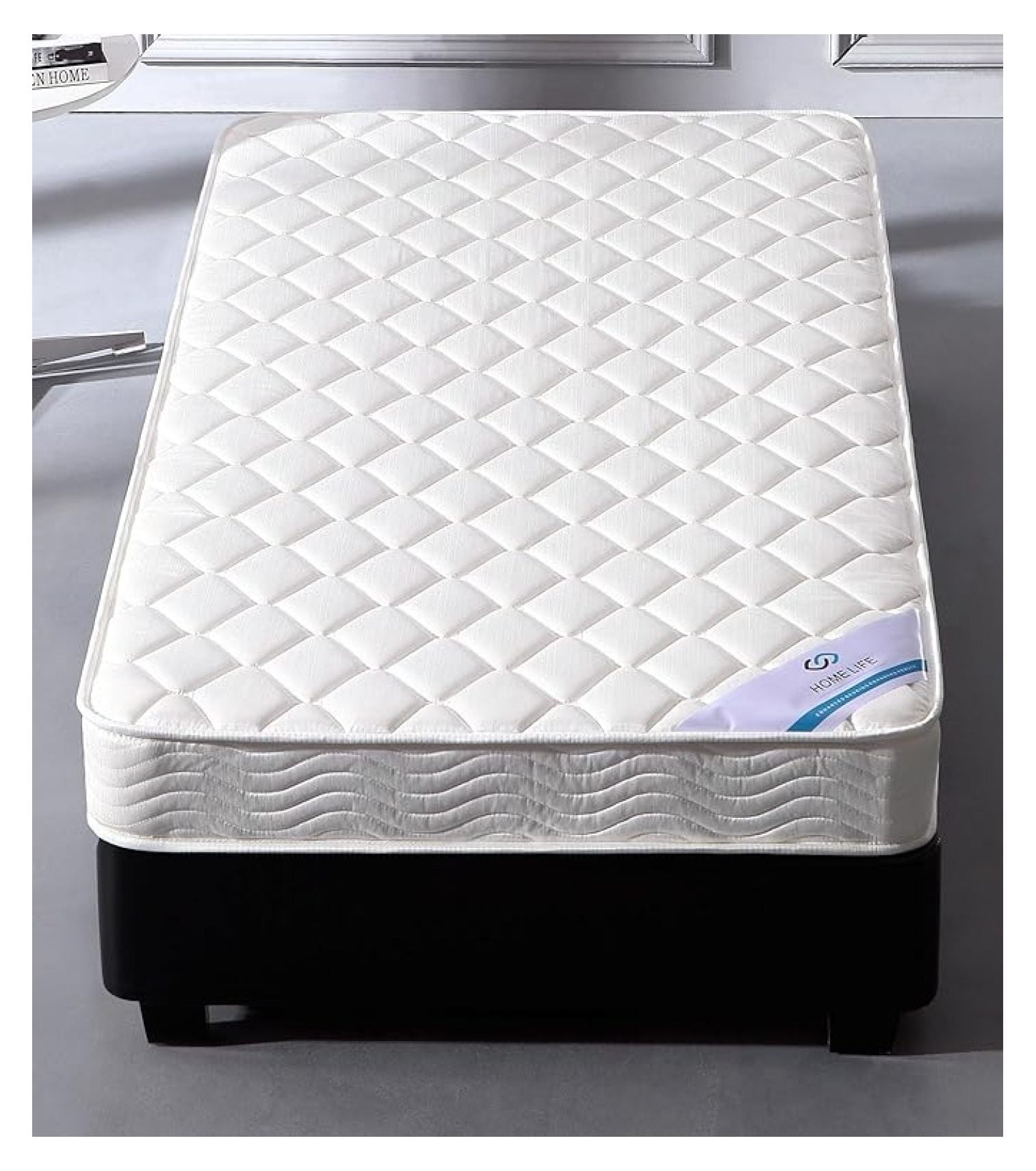 Home Life 6 inch Twin Bed Mattress - Euro Top Sleep - Eco-Friendly, Breathable Innerspring Twin Size Mattress