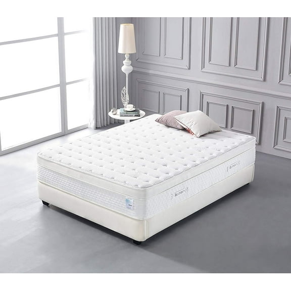 Home Life Organic 12" Cooling Technology Twin Plush Tight Hybrid Mattress