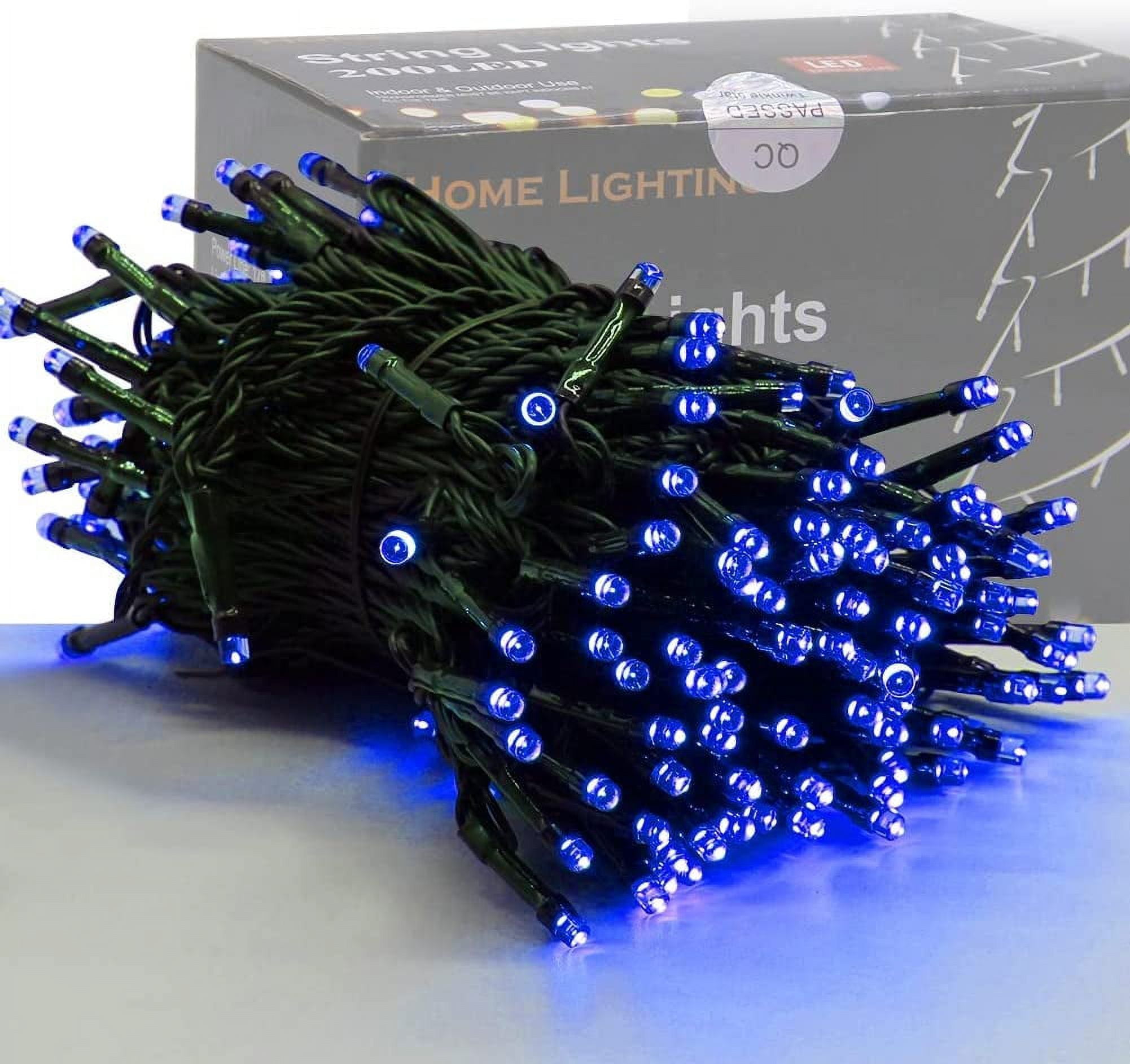 66ft Blue LED Outdoor Fairy Christmas Tree Lights