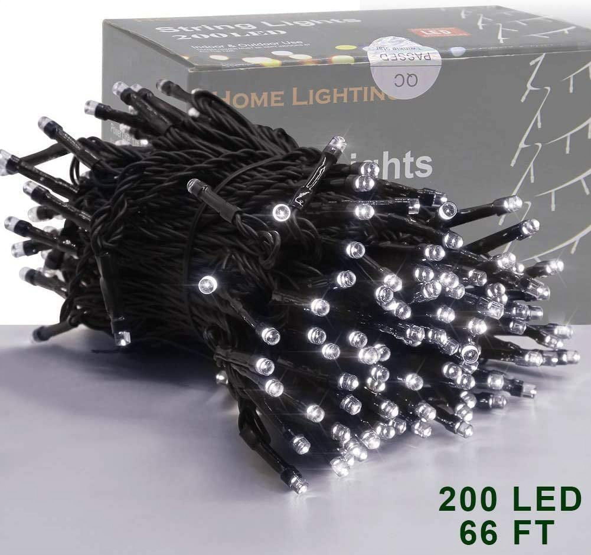 66ft White LED Outdoor Christmas Fairy String Lights