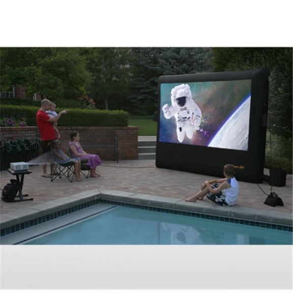 Home Line Cinebox Home 9 x 5 ft. Backyard Theater System