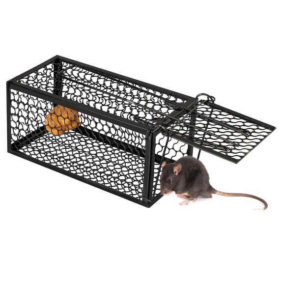 Home Live Humane Cage Trap for Rat Mice Rodent Animal Catcher for Indoor and Outdoor Small Animal 23*11.5*11.5cm