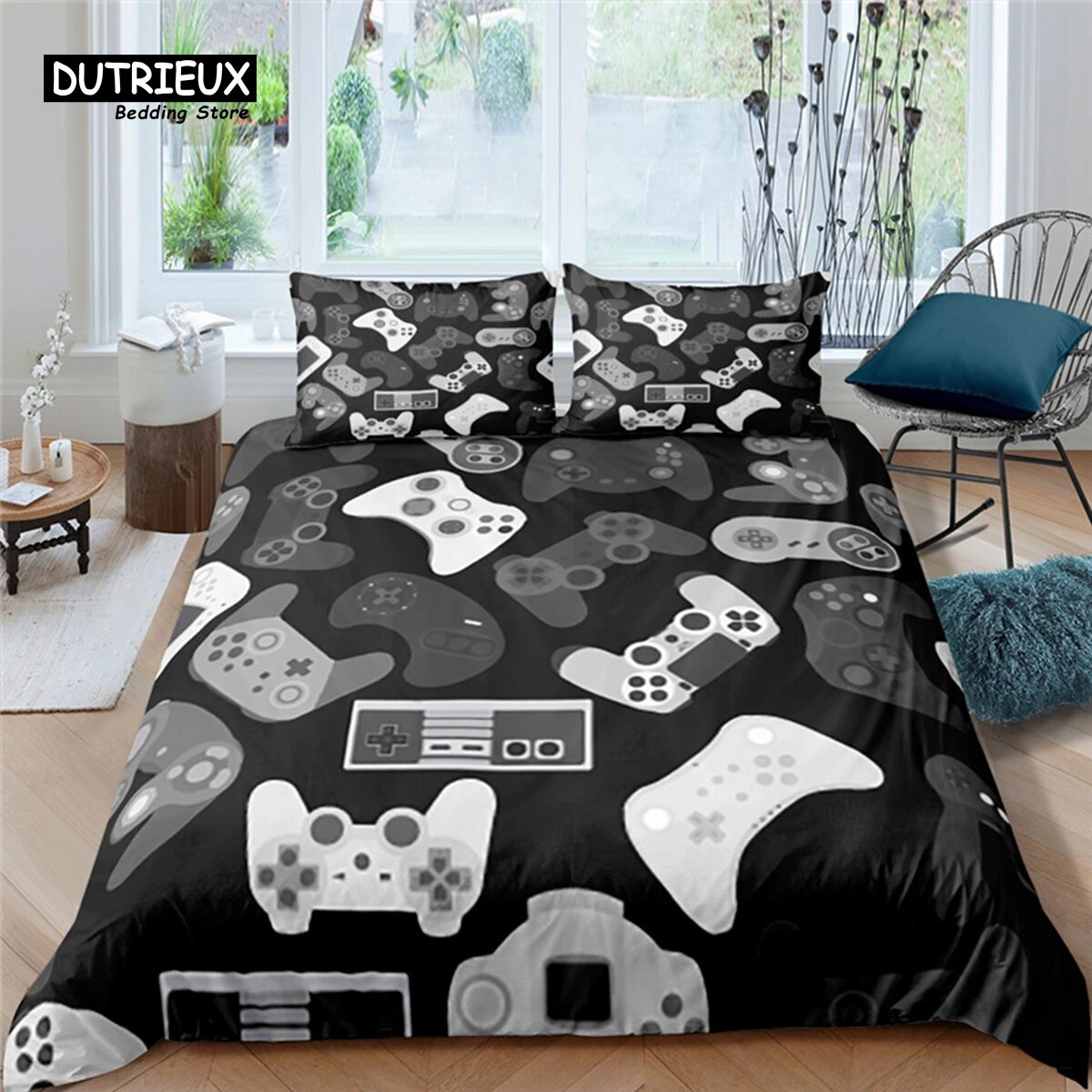 Home Living Luxury 3D Game Controller Bedding Set Comfortable Duvet