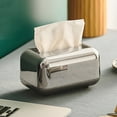 Home Living Room Desktop Coffee Table Paper Roll Holder And High End Electroplated Tissue Box