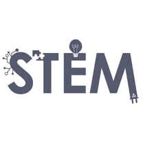 Home Living Room Easy To Apply 20" x 30" STEM Lettering Art DÃ©cor Microchip Circuits Puzzle Bulb & Plug Design Removable Vinyl Wall Decal Sticker - Kids Bedroom Study Room Adhesive Wall Decoration