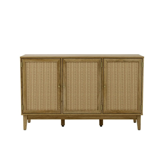 Home Living Room Storage Bodrum 50" Wide Beaufort Oak Manufactured Wood Sideboard