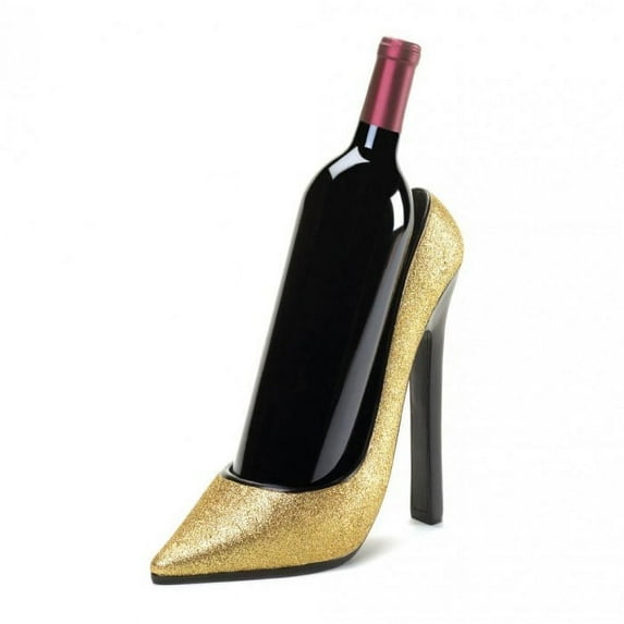 Home Locomotion Sparkling Shoe Wine Holder