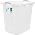 thumbnail image 1 of Home Logic Plastic Laundry Hamper – Durable, 2.5 Bushel Capacity, White, 1 of 5