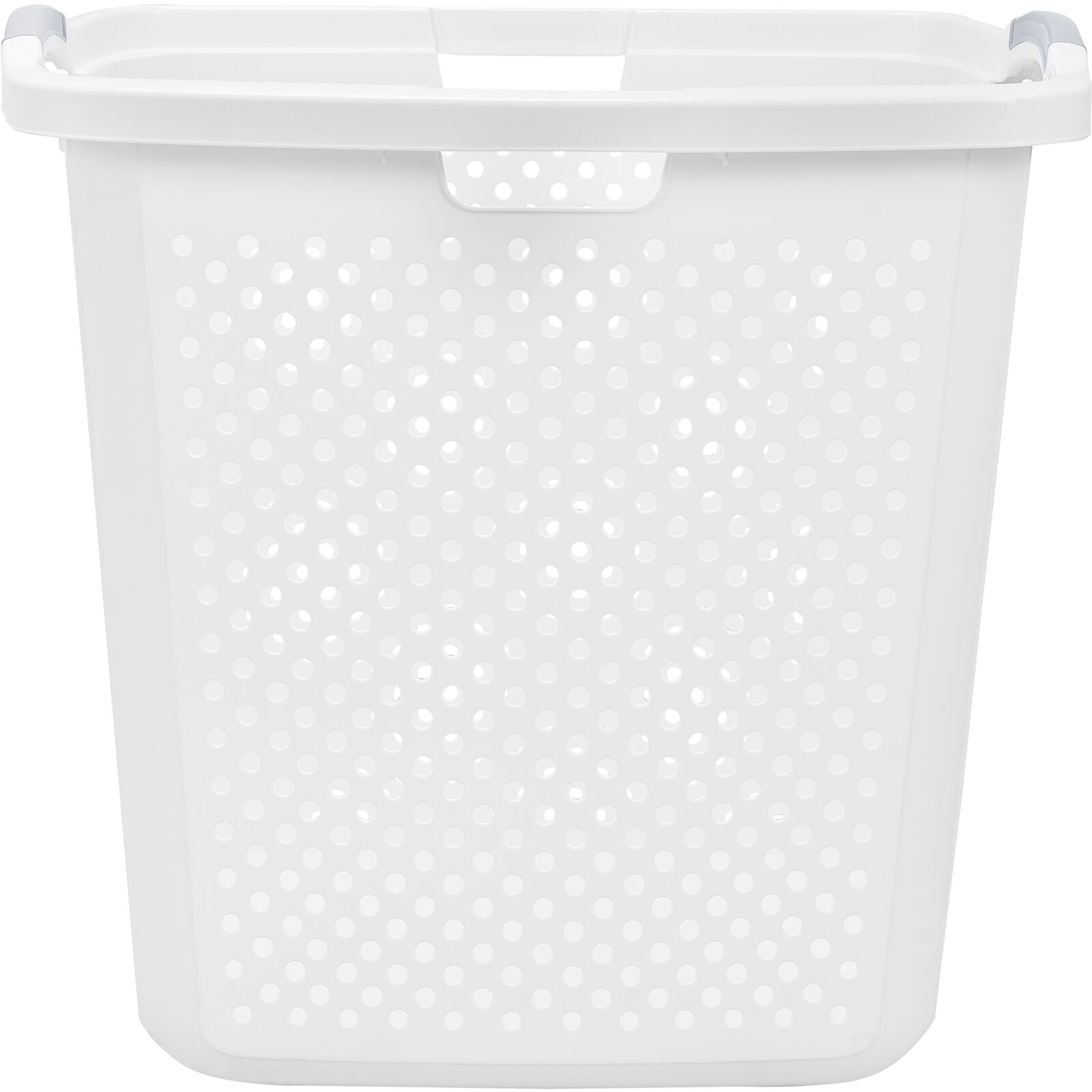 Home Logic 2.5 Bushel XL Lamper Plastica Laundry Baskets 2 Pack White