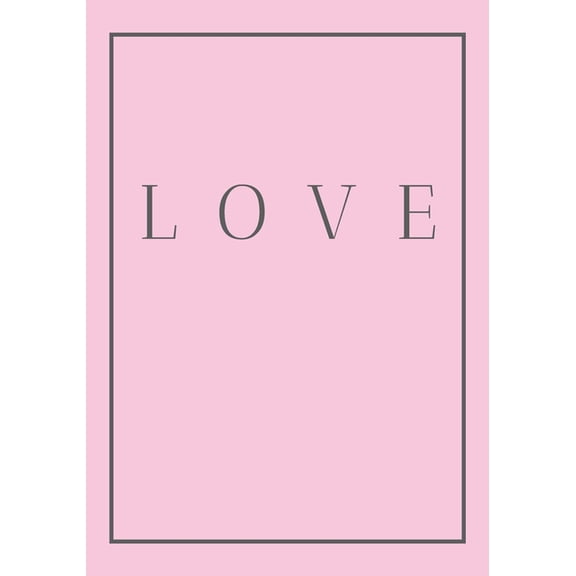 Love: A decorative book for coffee tables, end tables, bookshelves and interior design styling | Stack home books to add decor to any room. Rose . or as a gift for interior design savvy  1699279330