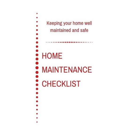 Home Maintenance Checklist Paperback 1077117531 9781077117532 Tammie Chrin, Twisted Groundhog Publishing