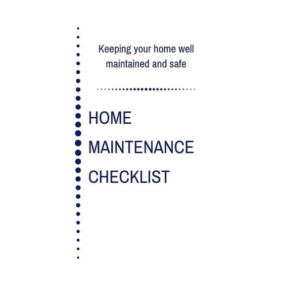 Home Maintenance Checklist Paperback 107711902X 9781077119024 Tammie Chrin, Twisted Groundhog Publishing
