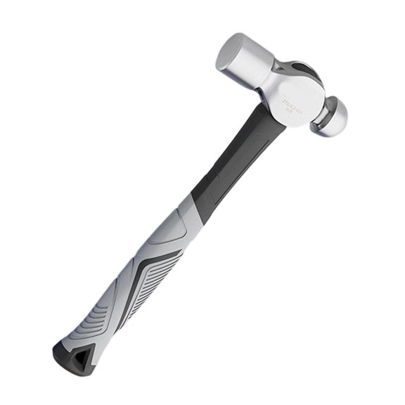 Home Maintenance Hammer High Carbon Steel Striking Tool with Textured Grip and Twin-Head Layout for Repairs Projects
