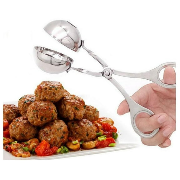 Home Maker Non Stick Meat Melon Baller Maker Stainless Steel Cookie Dough Meatball Scoop Small, Meat Baller, Stainless Steel Meat Baller