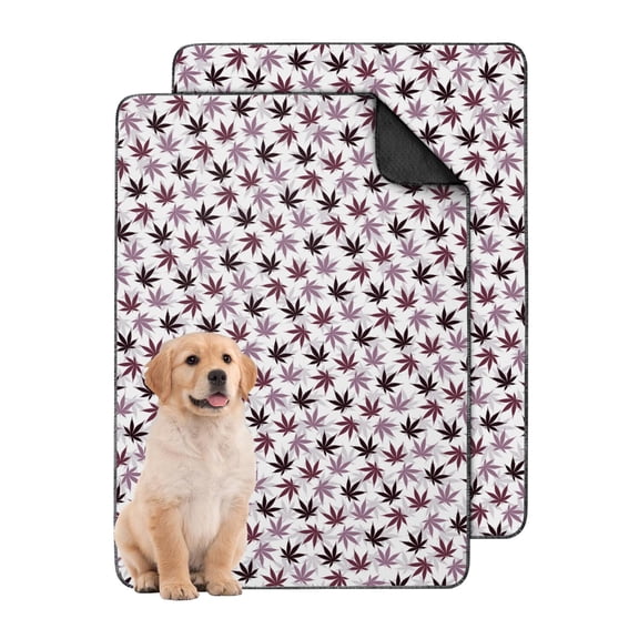 Home Management 24" x35" Washable Pet Training Pads, Reusable Potty Pads for Dogs with Protective Layer and Decorative Prints