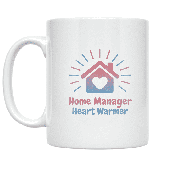 Home Manager Heart Warmer - Home Manager - 11 oz Ceramic Coffee Mug
