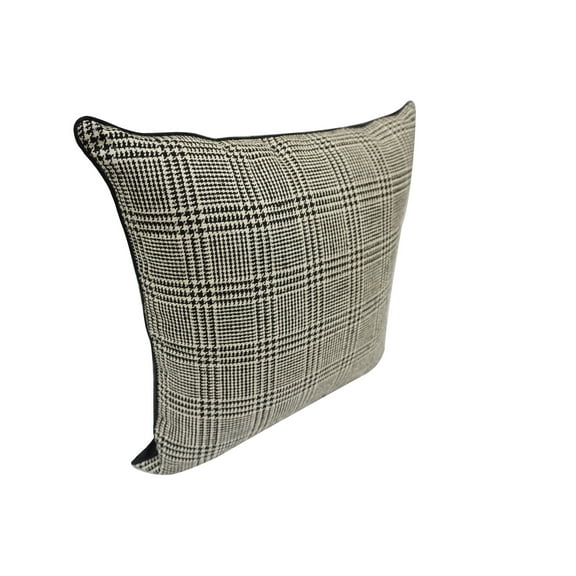 Home&Manor Fairfax Vintage Raw Silk Pillow 18"x18"