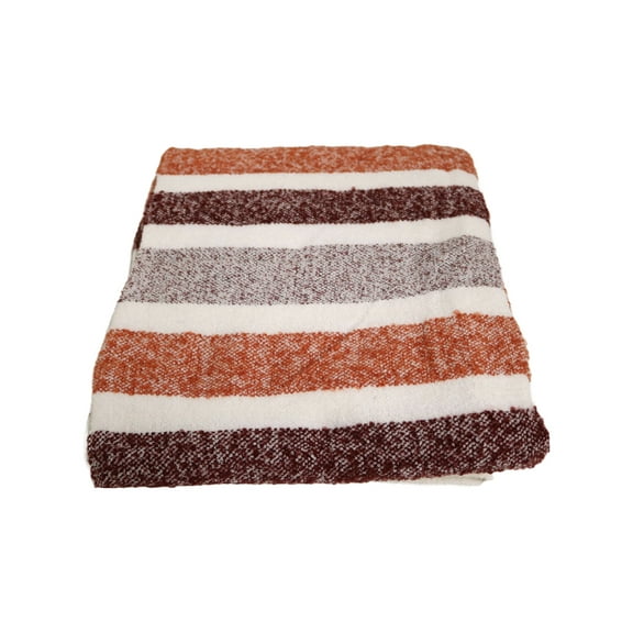Home&Manor Handcrafted 100% Wool Throw Blanket