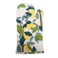 thumbnail image 1 of Home & Manor  Kitchen Chef Floral Oven Mitt, 1 of 4