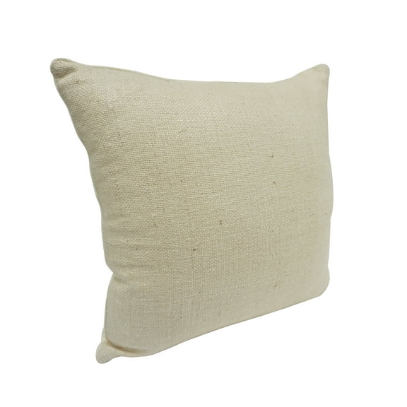 Home&Manor Malayer Vintage Raw Silk Pillow 18"x18"