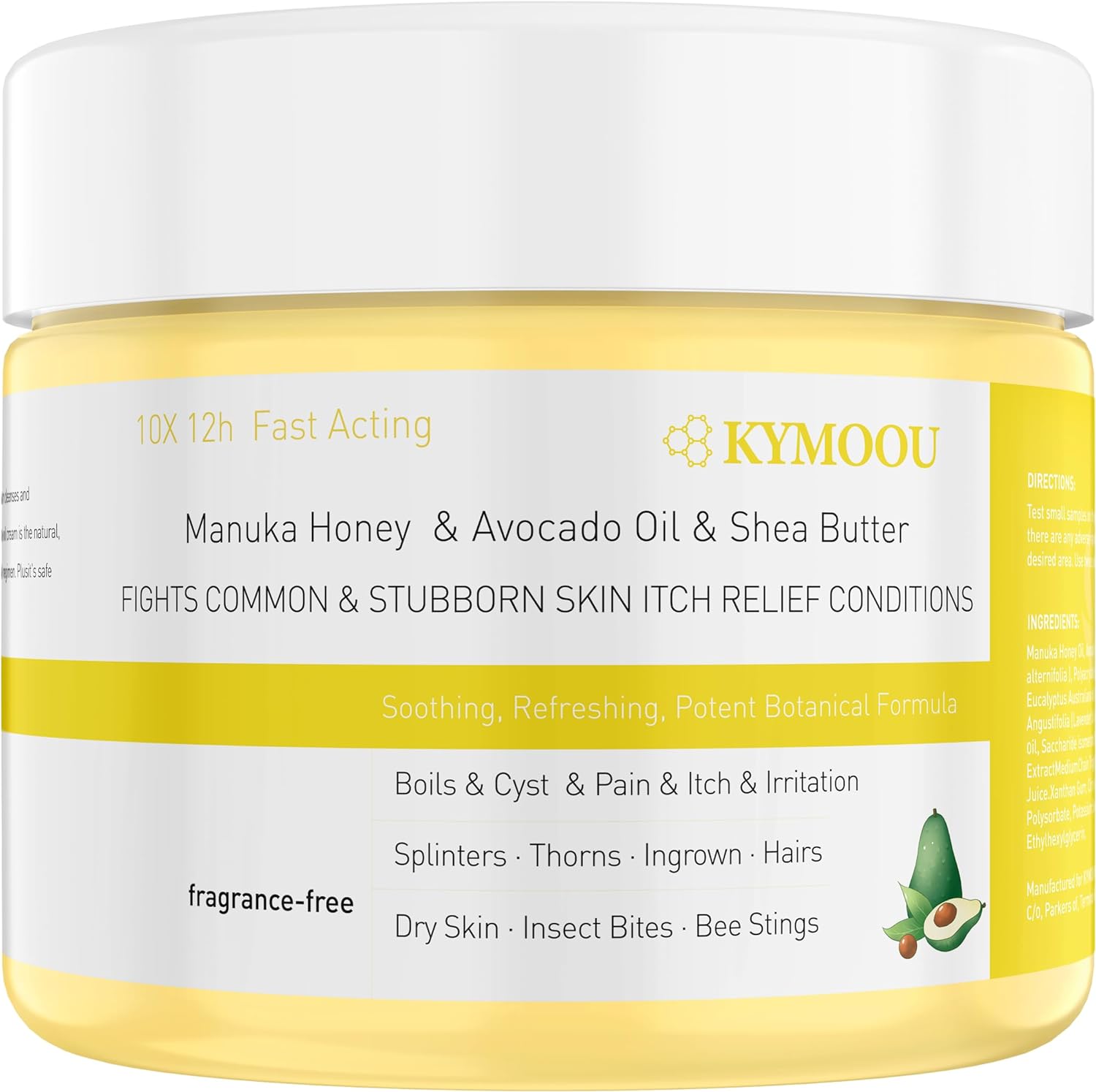 Home Manuka Honey Tea Tree Drawing Salve Cream Ointment for Boil, Cyst