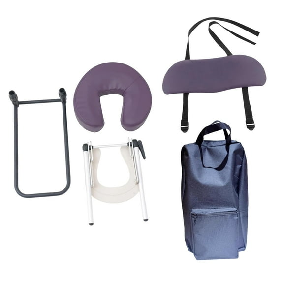 Home Mattress Top Massage Kit Massage Headrest Foldable Face Cushion Support Bracket Aluminum Alloy for Home Use